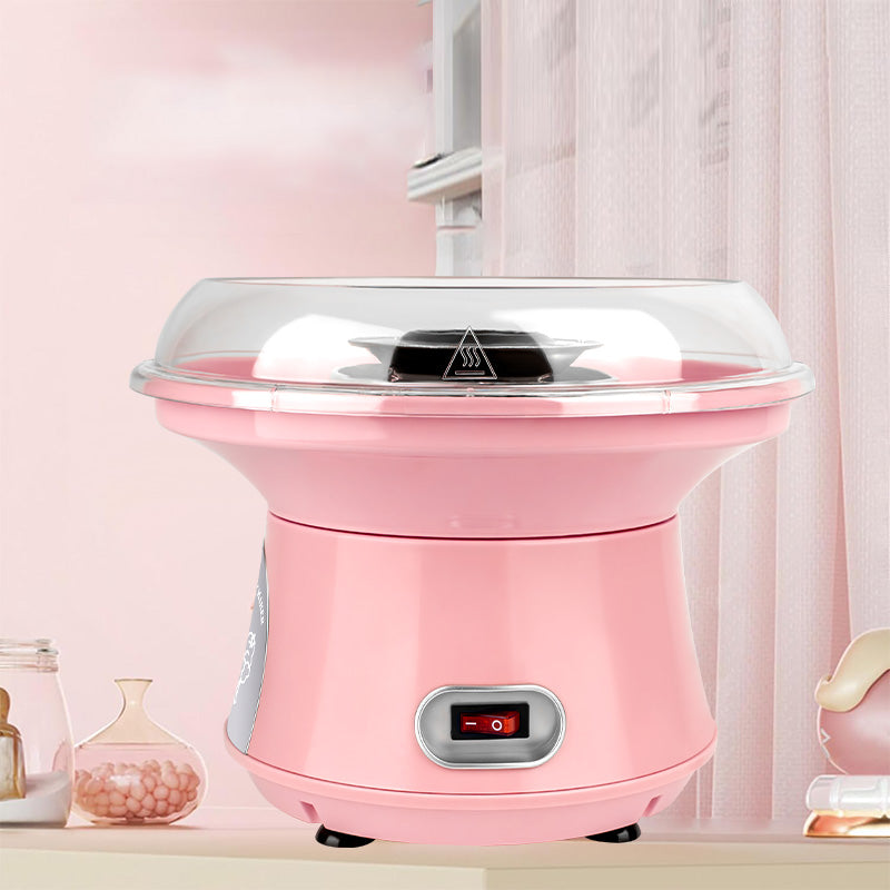 Cotton Candy Machine, Mini Cotton Candy Maker For Kids, Vintage Candy Maker For Christmas Gift, Home, Birthday Family Party Pink Plastic