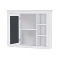36'' Bathroom Vanity With Medicine Cabinet, Modern Bathroom Storage Cabinet With 2 Soft Closing Doors And 4 Drawers, Single Sink Bathroom Vanity White Bathroom Ceramic,Solid Wood Mdf