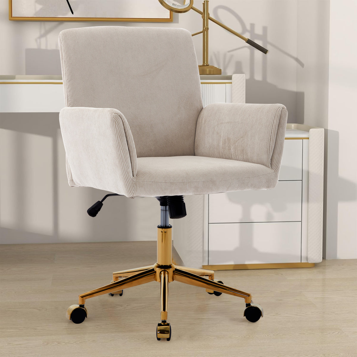 Ts Office Chair Gray Corduroy
