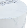 The Cylindrical Table With Its Patterned Design Can Be Easily Integrated Into A Variety Of Interior Styles, From Coffee Tables To Small Dining Tables, Workbenches Or Makeshift Writing Desks. White Mdf