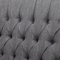One And Half Seater Recliner Charcoal Fabric
