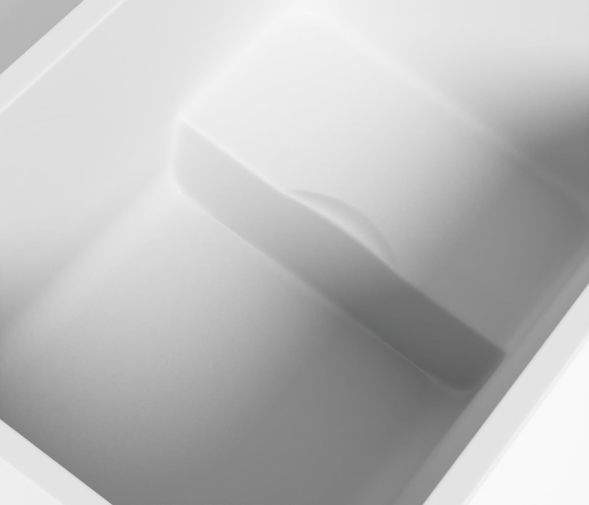 43" Acrylic Freestanding Bathtub With Seat: Spacious Rectangle Shape, Gloss White Finish, Chrome Overflow & Pop Up Drain White Rectangle Bathroom Freestanding Tubs Polished Less Than 59 In Contemporary Soaking Center Acrylic Acrylic