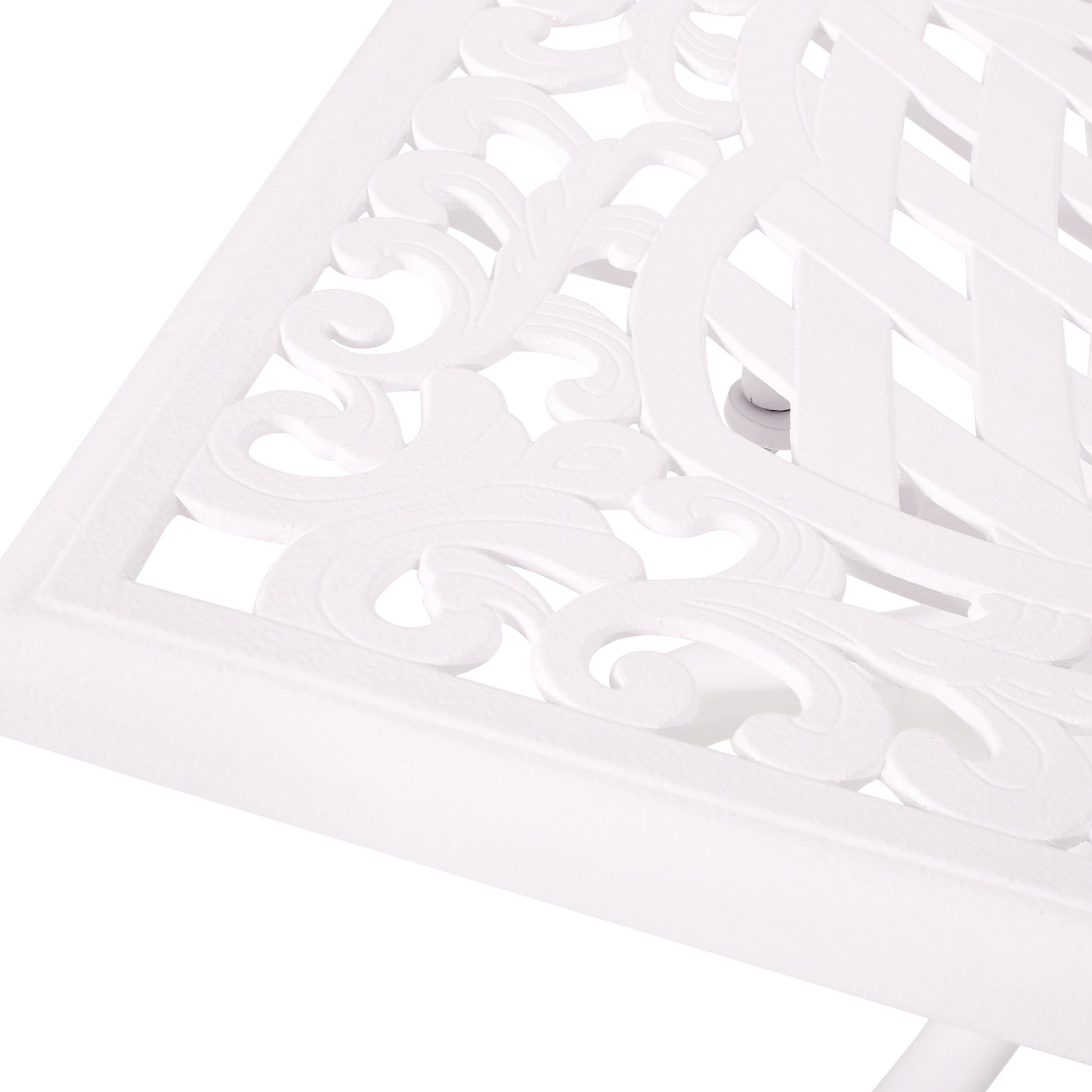 Phoenix Rectangle Table White Aluminium