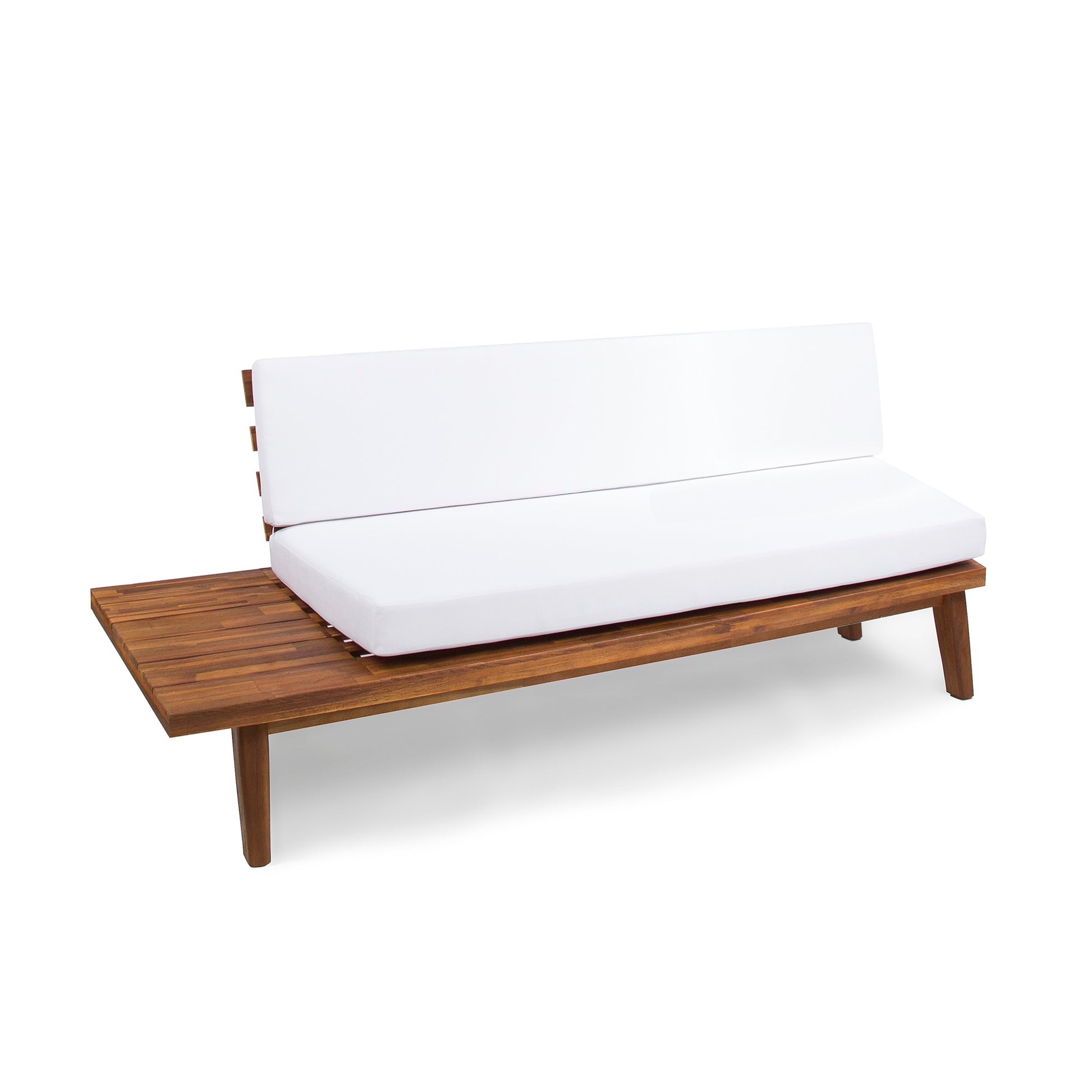 Hillcrest 2 Seater Sofa Left Side White Acacia Wood