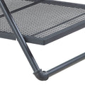 Oak And Sandy Grey 1 Shelf Coffee Table Oak Primary Living Space Shelves Rectangular Wood Metal Sled