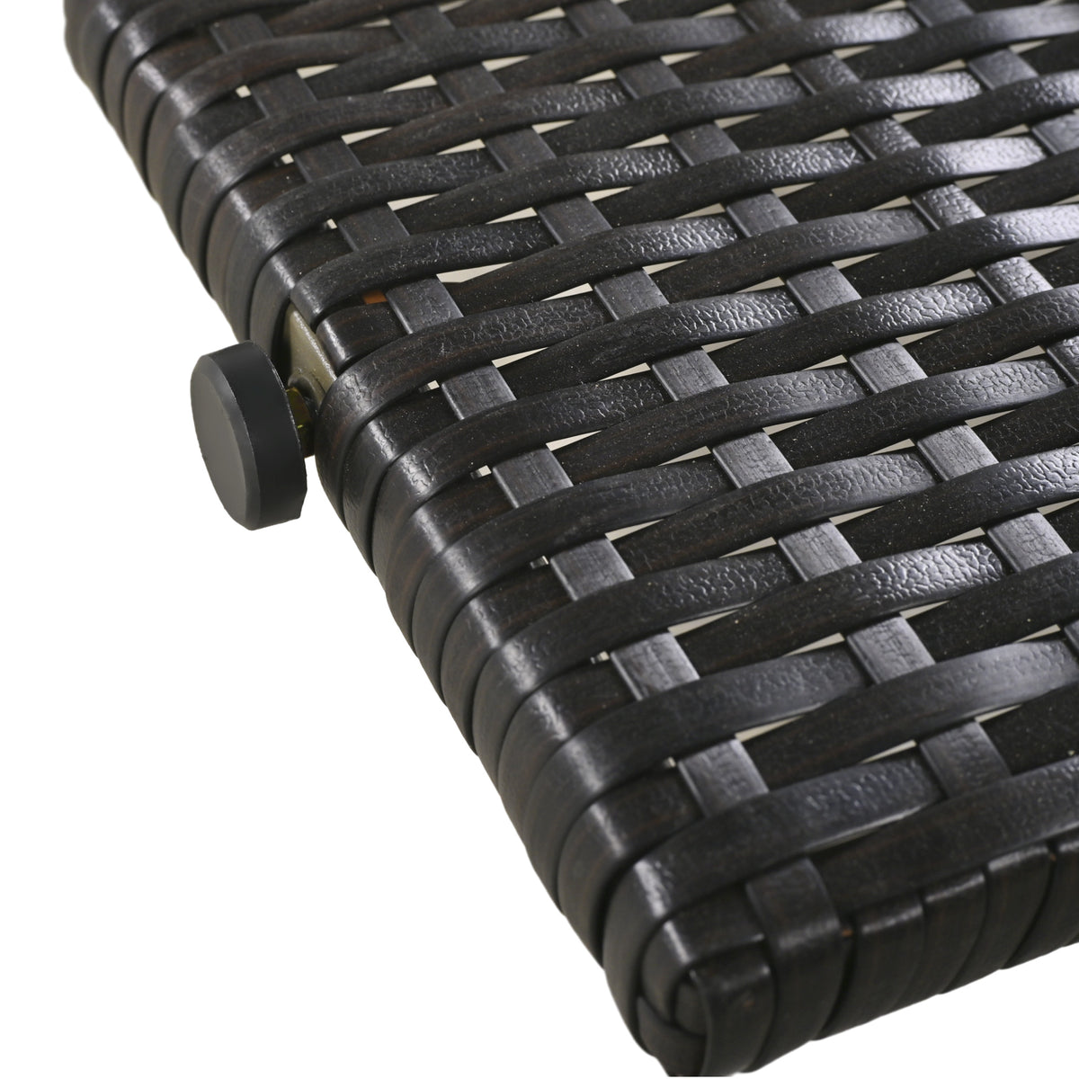 K&K 80'' Outdoor Wicker Chaise Lounge Chairs Set Of 2, Patio Rattan Reclining Chair Pull Out Side Table Adjustable Backrest Ergonomic Wave Design Pool Sunbathing Recliners, Dark Brown No Lounge Dark