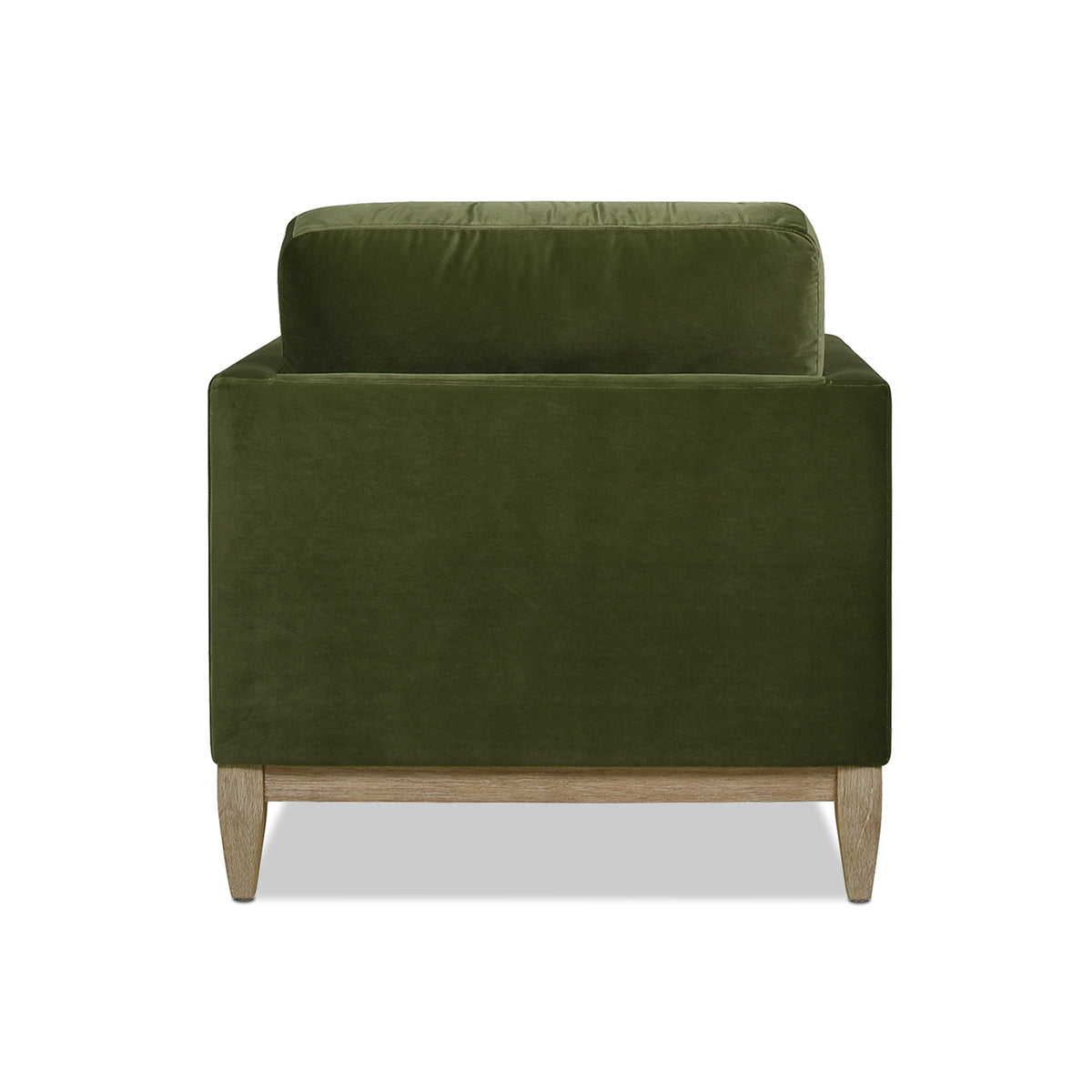 Knox 65" Modern Farmhouse Chaise Lounge Chair, Olive Green Performance Velvet Olive Green Foam Velvet