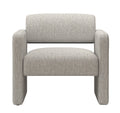 Beige Stripe Single Sofa Chair, Upholstered Comfortable Chair With Armrests, For Dining Room Bedroom Living Room Reception Beige Stripe 30.9