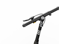 Dual Suspension Electric Scooter W 43.5 Miles Max Operating Range & 24 Mph Max Speed Black Black Aluminum