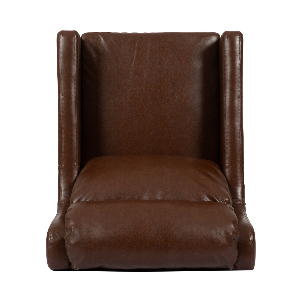 Club Chair Dark Brown Pu