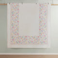 Floral Reversible Cotton Duvet Cover Set With Throw Pillow Queen Multicolor Cotton