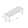 Weathered Oak And Black Tv Stand With 1 Shelf Oak Primary Living Space 50 Inches 50 59 Inches Industrial Paper Composite
