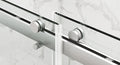 56 To 60'' W X 76'' H Frameless Shower Door, Double Sliding Shower Door With Premium 3 8'' 10Mm Thick Tempered Glass, Stainless Steel, Brushed Nickel Brushed Nickel Bathroom Modern Tempered Glass