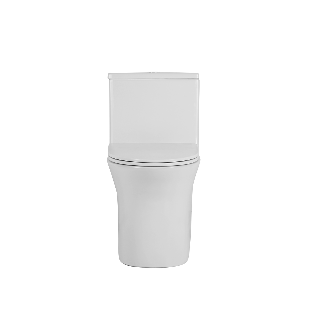 1.1 1.6 Gpf Elongated Comfort Height Floor Mounted One Piece Toilet, Cupc Certified, Watersense Cetified, Ceramic, White Color, Soft Close Seat White Ceramic
