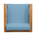 Brava Club Chair Teak Wood Waterproof Fabric