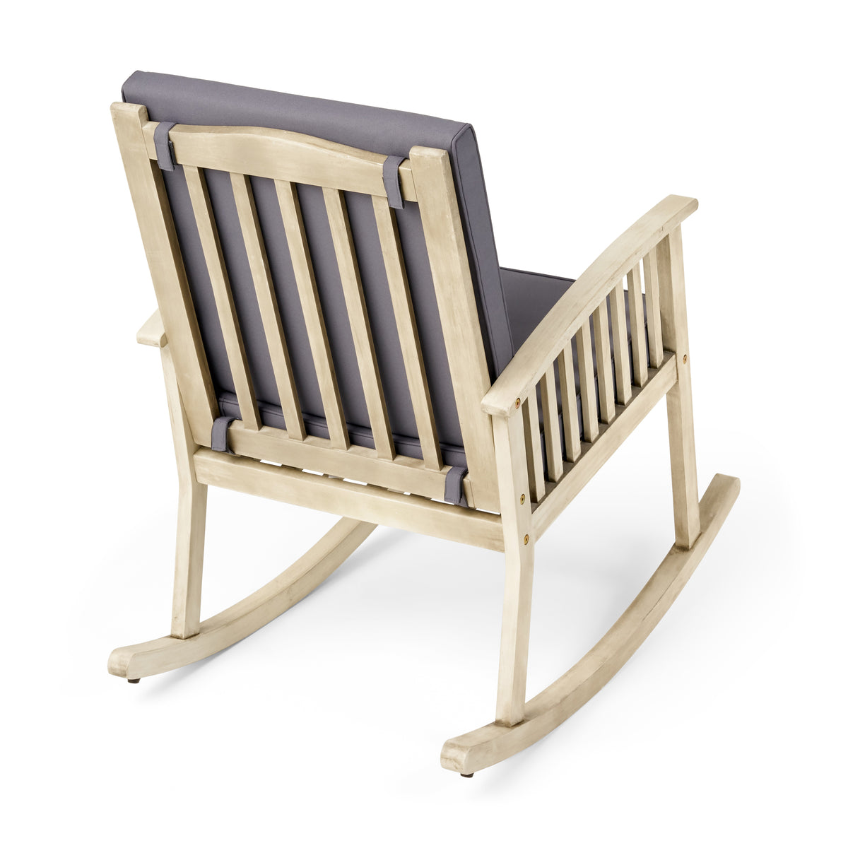 Casa Acacia Rocking Chair Grey Acacia Wood