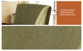 Pattern Colorful Fabric Armchair, Modern Accent Chair High Back, Living Room Chairs With Metal Legs And Soft Padded, Sofa Chairs For Home Office,Bedroom,Dining Room Green Corduroy
