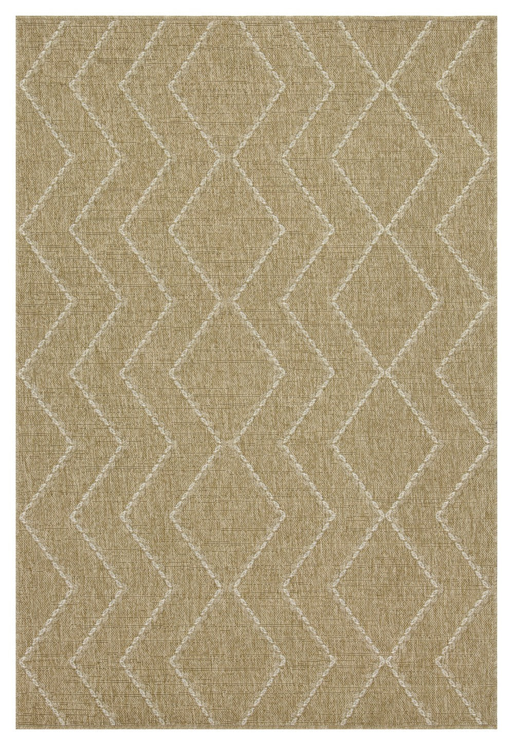 Earth Gc Ntl1011 Jute White 7 Ft. 10 In. X 10 Ft. 3 In. Indoor Outdoor Area Rug Natural White Polyester Polypropylene