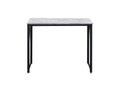 Zaidin Antique White& Black Finish Writing Desk White Black Synthetic Wood