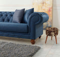 Flora Ottoman 101 Brown Brown Chenille Wood Chenille Brown Contemporary Oval Foam