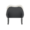 2409 Beige Rocking Chair Balcony Leisure Comfortable Seat For Elderly Children Adult Lunch Chair Beige Polyester Blend
