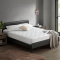 Overfilled Deep Pocket Mattress Pad White Queen White Nylon Queen
