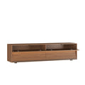 Floating Tv Stand Wall Mounted With 16 Color Leds,68