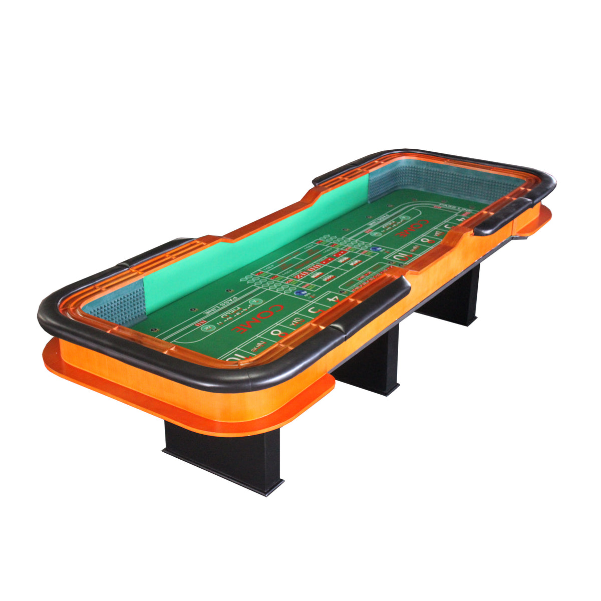 12 Feet Craps Table Model 13829 Green Green Primary Living Space Modern Wood