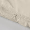 Overfilled Pillow Protector Single Piece Standard Size Beige Polyester