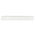 Premium 9 In. Medium Pocket Bed In A Box Spring Mattress Twin Size, White White Bedroom Contemporary Foam Polyester Twin