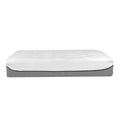 Ultra Plush 13 In. Medium Gel Memory Foam Mattress For Queen Size Bed In A Box With Double Layered Jacquard Cover Grey White Bedroom Modern Memory Foam Polyester Queen