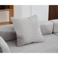 Arrived Oversized Combination Sofa,Curved Sofa,Upholstered 4 Seater Couch For Living Room, Modern Modular 3 Piece Free Combination, Semicircular Modular Sofaboucle, Gray Gray Polyester Primary Living Space Soft Tight Back Modern Square Arms Foam