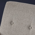 Club Chair Beige Fabric