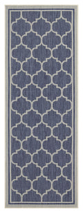 Sunshine Gc Har2004 Blue 5 Ft. 3 In. X 7 Ft. 3 In. Indoor Outdoor Area Rug Blue Polyester Polypropylene