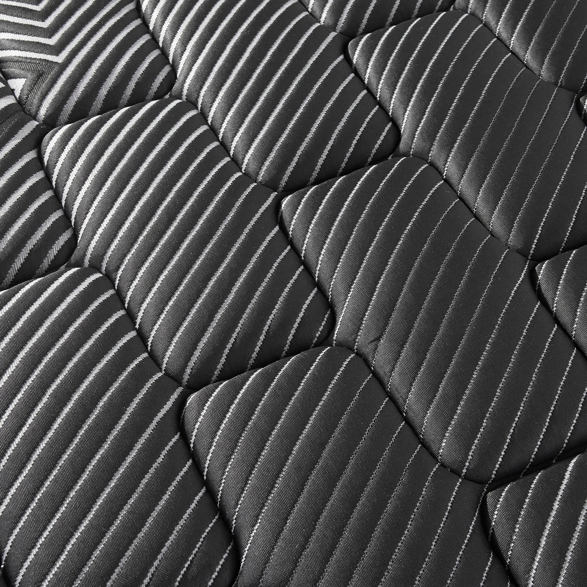 14" Pure Ice Lux Firm Quilted King Mattress Black Foam Spring King