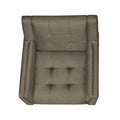 Mid Century Modern Armchair Mocha Fabric
