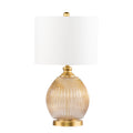 Villanda Table Lamp Gold Glass