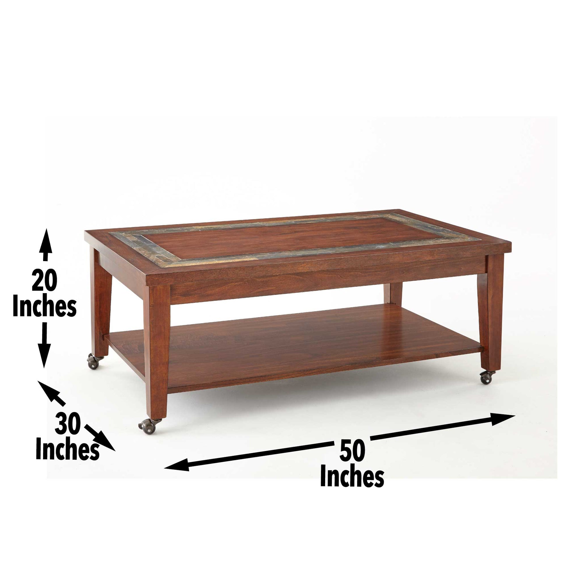 Davenport 3 Piece Table Set Brown Brown Wood