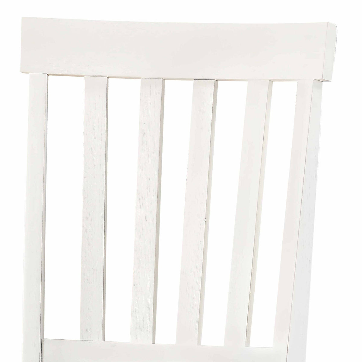 Joanna 6 Piece Dining Set White & Dark Brown White Wood