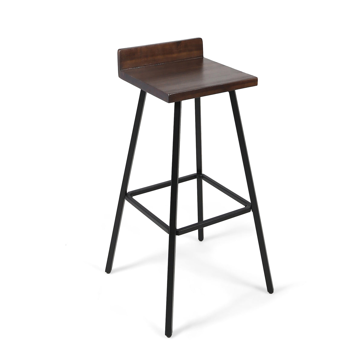 Jut Barstool Brown Acacia Wood