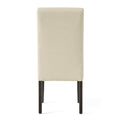 Pertica Kd Dining Chair Set Of 2 Beige Fabric