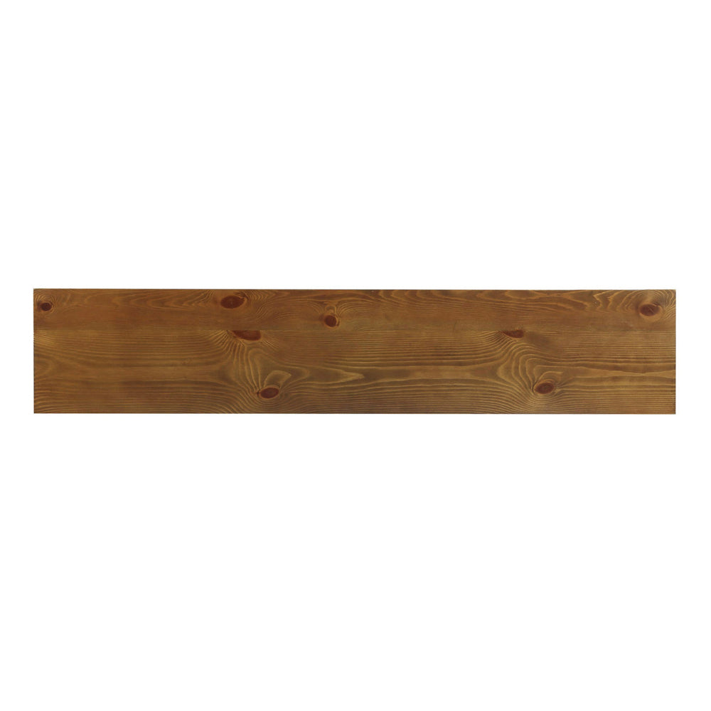 Oak Console Table With Bottom Shelf Oak Primary Living Space Shelves Rectangular Mdf