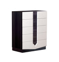 Vios Zebra White Hg Chest White Black Mdf