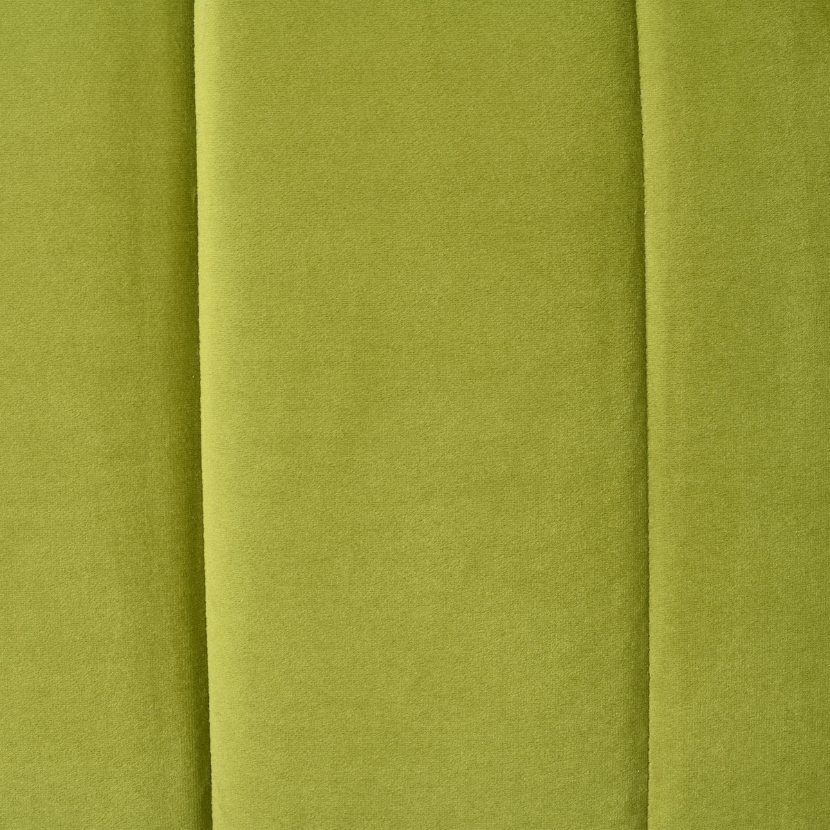 Modern Velvet Accent Chair With Ribbed Detail, Luxury Curved Fully Upholstered Accent Chair, Green No Assembly Needed Green Velvet