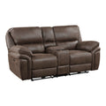 Plush Modern Living Room Sofa Set 3Pc Power Reclining Sofa Loveseat Chair Brown Microfiber Upholstery Usb Port Solid Wood Frame Furniture Brown Microfiber Wood Primary Living Space Modern Plywood,Solid Wood 6 Seat