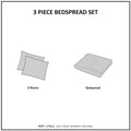 Reversible Bedspread Set Dark Grey King Dark Grey Cotton