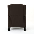 Classic Coffee Fabric Push Back Chair Coffee Fabric