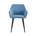 Leisure Modern Living Dining Room Accent Arm Chairs Club Guest With Strong Black Metal Legs, Set Of 2, Teddy Fabric Beige Metal Blue Foam Dry Clean Accent Chairs Solid Back Set Of 2 Metal