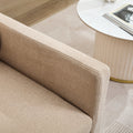 29.92'' Swivel Accent Chair, Upholstered Skirted Swivel Chair With Removable Back Cushion, 360 Degree Comfy Armchair For Living Room, Nursery, Lounge,Office,Wheat Chenille Wheat Chenille