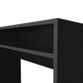 Desk Caraway, Office, Black Black Engineered Wood